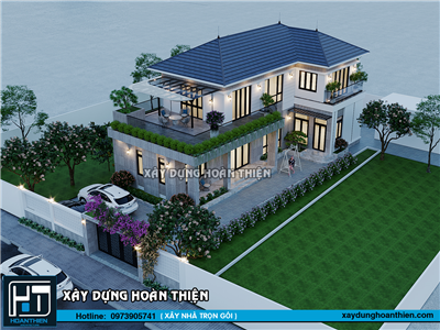 Biệt thự vườn mái nhật 2 tầng tại Dương Kinh, Hải Phòng